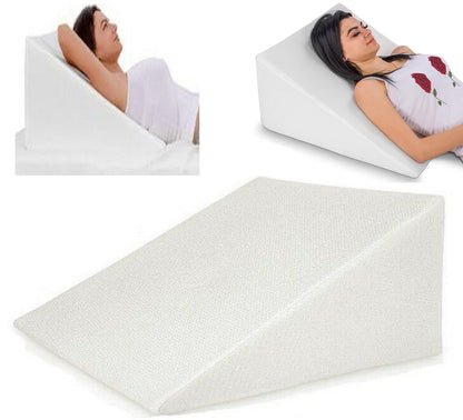 Large Triangle Wedge Pillow Support Bed Cushion 50 X 46 X 28 CM