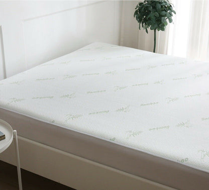 Waterproof Mattress Protector Fitted Sheet Bamboo Cover