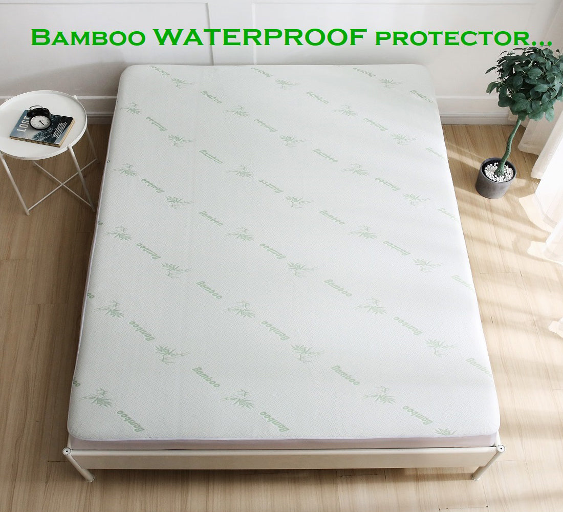 Waterproof Mattress Protector Fitted Sheet Bamboo Cover