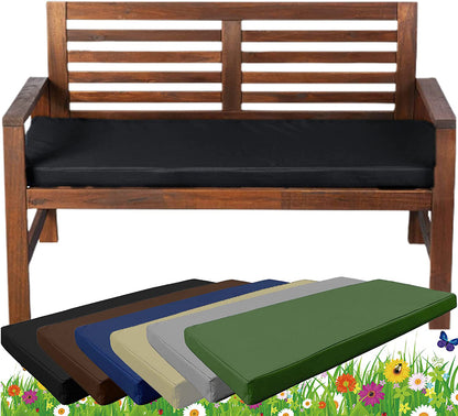 Indoor Outdoor 2 3 4 Seater Bench Pad Waterproof Garden Furniture Seat Cushion