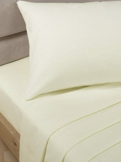 Soft 100% Egyptian Cotton 200 Thread Count 4 Piece Duvet Set With 26 CM Deep Fitted Sheet & Pillowcases