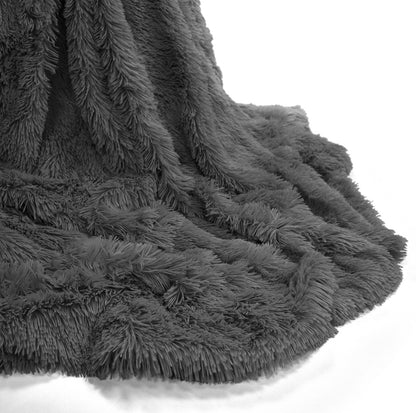 Luxury Cuddle Throw Blanket 100% Polyester Double Bed & Sofa Mink Throw 150 X 200 CM For All Seasons