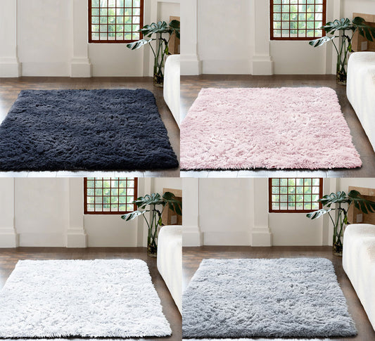 Shaggy Non-Slip Soft Area Rugs For Living & Kids Room