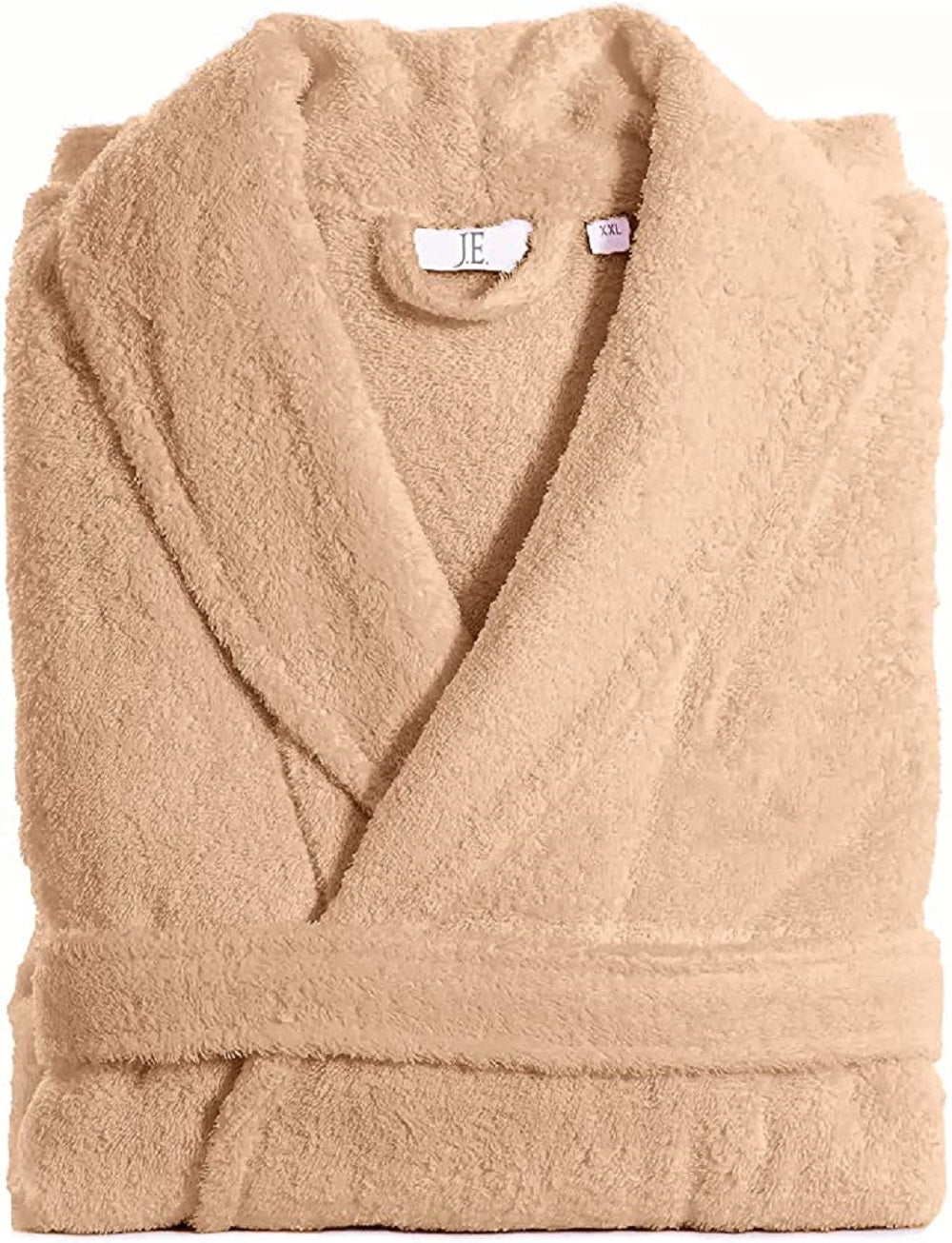 100% Egyptian Cotton Shawl Collar Extra Absorbent Unisex Bathrobe