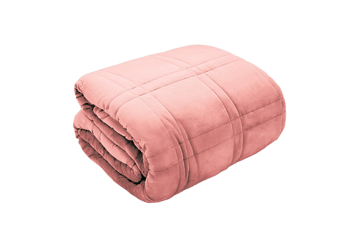 Weighted Blanket Throw Velvet Front Reverse Microfibre Soft Teddy Fleece 4-8kg Blanket For Deeper Sleep