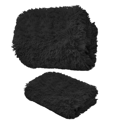 Luxury Cuddle Throw Blanket 100% Polyester Double Bed & Sofa Mink Throw 150 X 200 CM For All Seasons