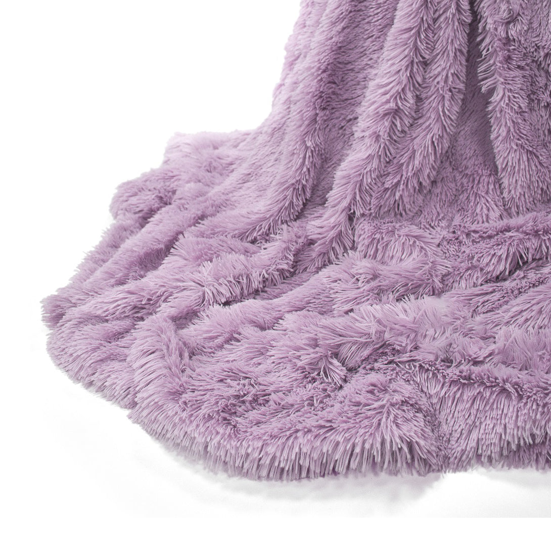 Luxury Cuddle Throw Blanket 100% Polyester Double Bed & Sofa Mink Throw 150 X 200 CM For All Seasons