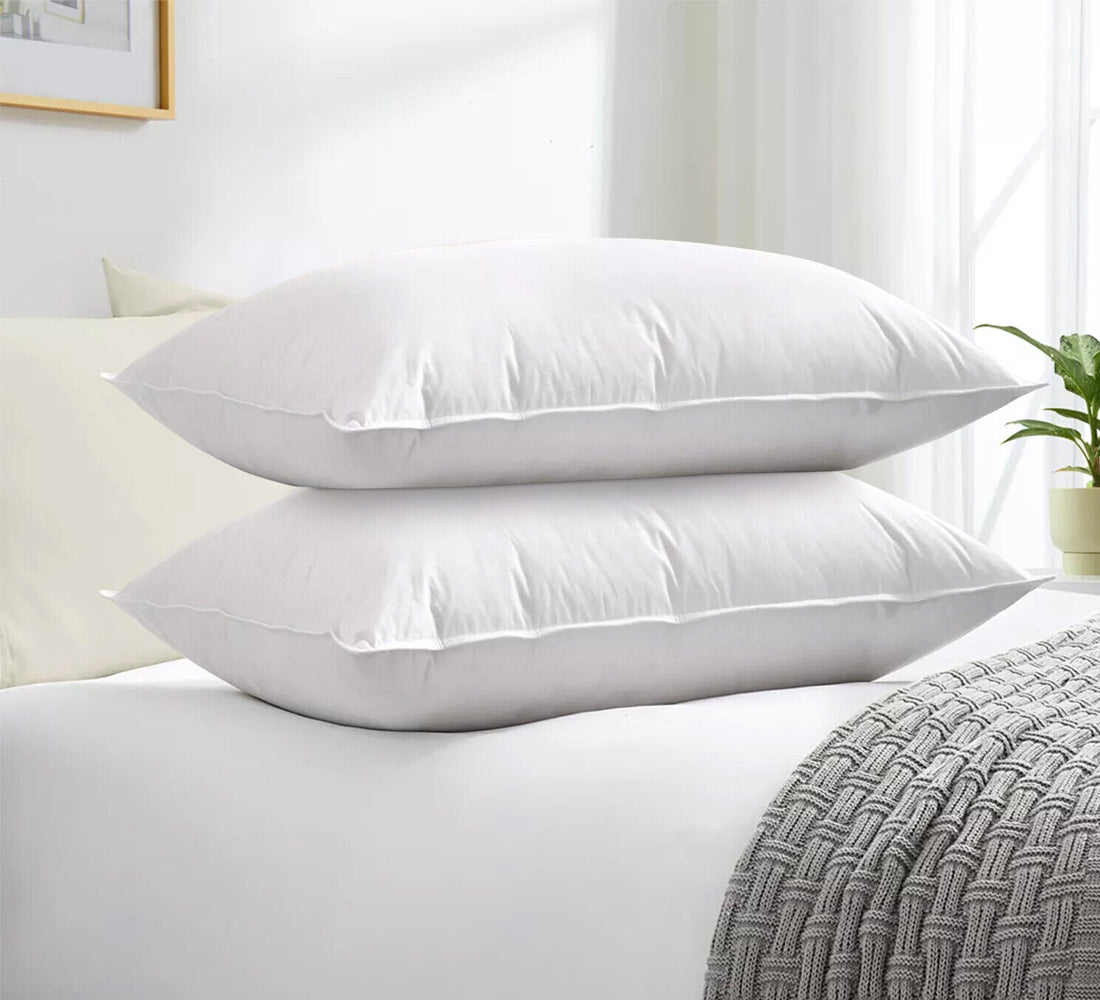 Hotel Quality Pillows Bounce Microfiber Feather Firm Memory Foam & V Pillows