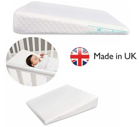 Baby Square Wedge Foam Pillow Anti Re-flux Colic Anti Choking Cushion 38x31x7.5 CM